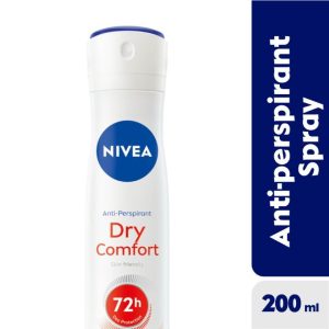 NIVEA Dry Comfort Anti- Perspirant Spray For Women, 72h - 200ml